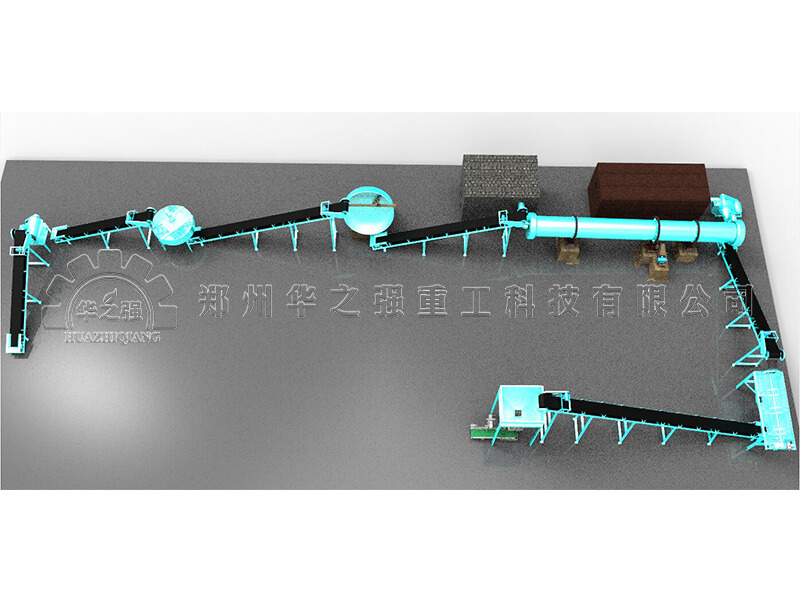 豬糞有機肥圓盤造粒工藝